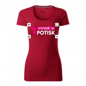 Dames T-shirt ACTION - bedrukking