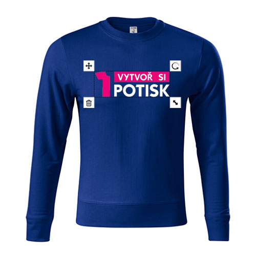 ESSENTIAL herensweater zonder capuchon 1 sweater zonder capuchon