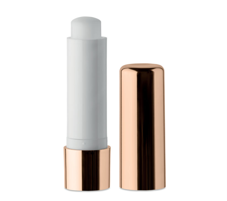 Natuurlijke SNOP-lippenbalsem in metallic verpakking met eigen bedrukking - voordelige bedrukking van lippenbalsems vanaf 1 stuk