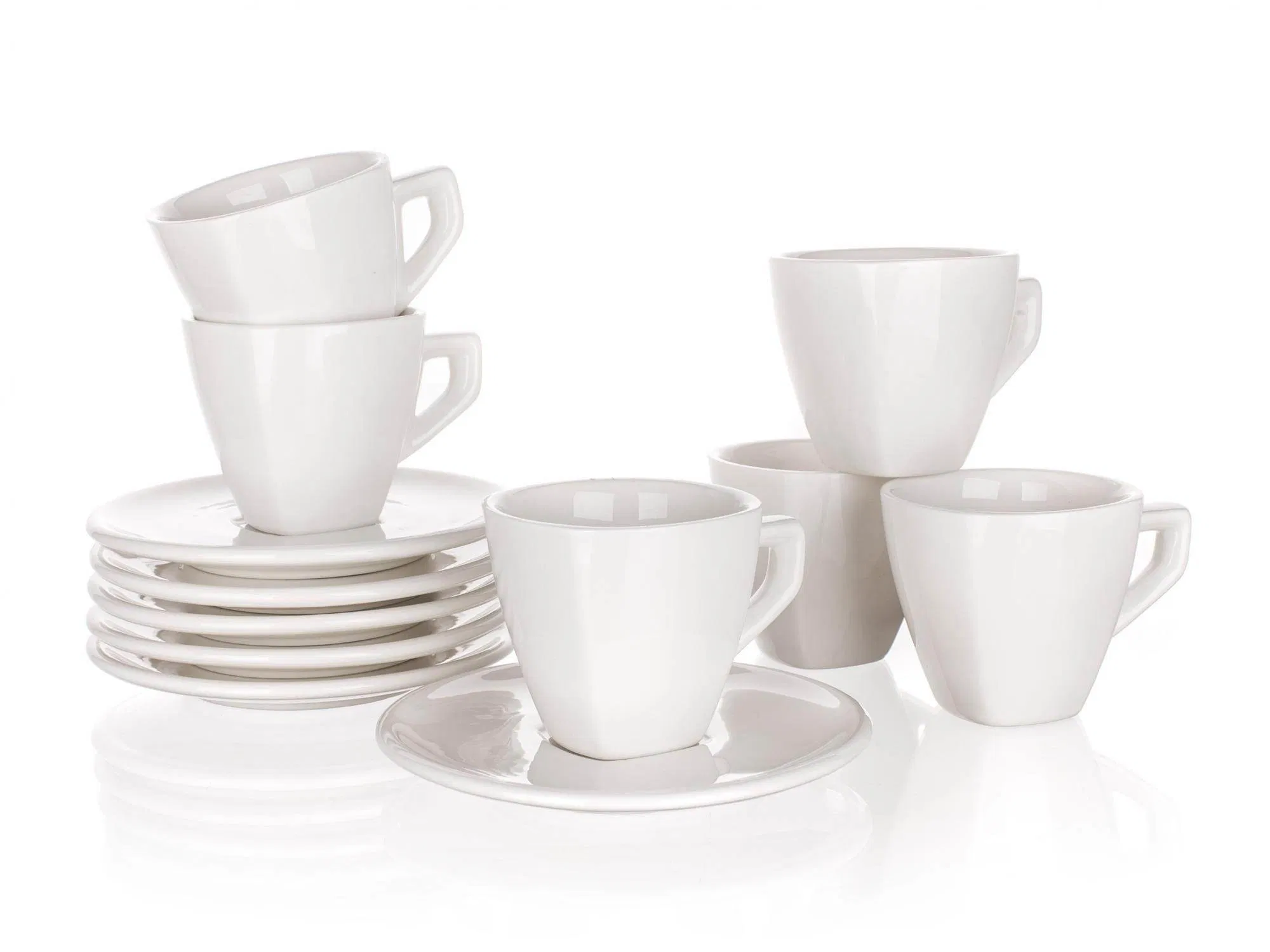 Espressokopje met schotel 60 ml/120 ml/250 ml 1 Espressokopje met eigen bedrukking - voordelig online espressokopjes bedrukken
