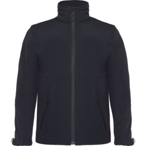 Kinder 3-laags softshelljas B&C | Hooded Softshell /kids