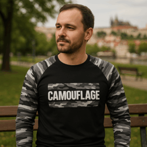 CAMOUFLAGE T-shirt met lange mouwen UNISEX 3 CAMOUFLAGE T-shirt met lange mouwen UNISEX